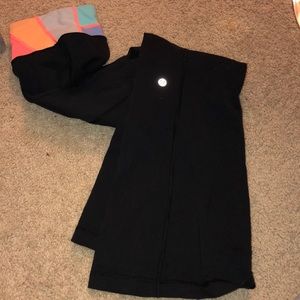 Lululemon black flared leggings